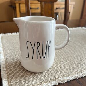 Rae Dunn Ceramic Syrup Pitcher